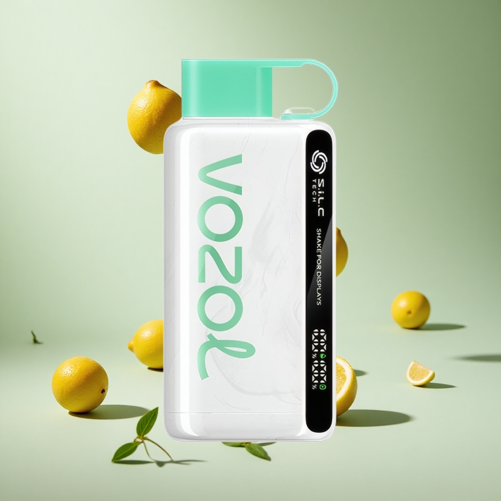 Limon Nane VOZOL STAR 9000/12000 Tek Kullanımlık Vape 9000/12000 Puff Sallama Görüntülü 30% Daha Hızlı Şarj