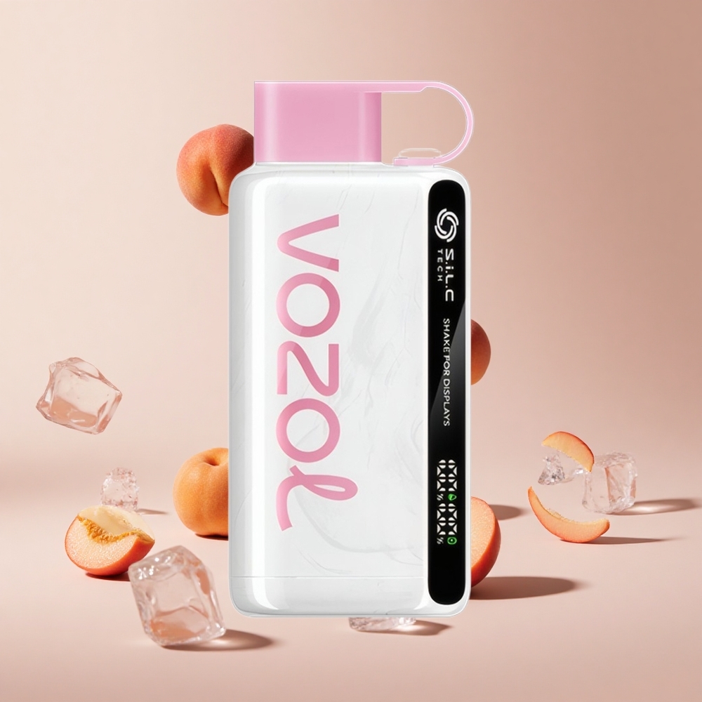 Şeftali Buz VOZOL STAR 9000/12000 Kullan-at Vape 9000/12000 Puf 650mAh Pil Kapasitesi