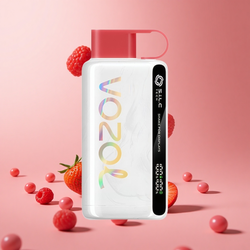 Çilek Ahududu Kiraz VOZOL STAR 9000/12000 Tek Kullanımlık Vape Sallama Gösterge ile 650mAh Pil Kapasitesi