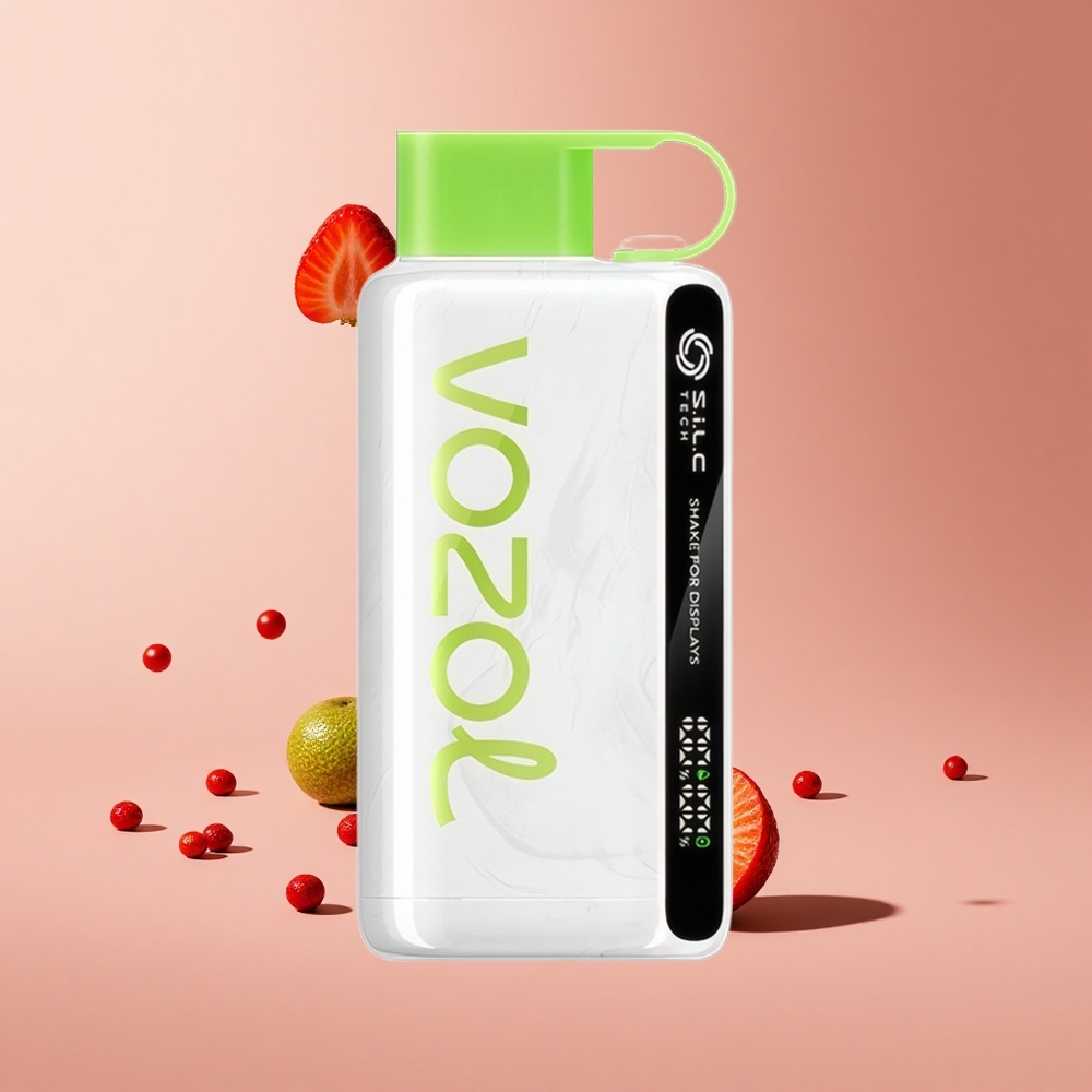 Çilek Kivi VOZOL STAR 9000/12000 Tek Kullanımlık Vape 650mAh Pil Kapasitesi ve S.i.L.C TEKNOLOJİSİ