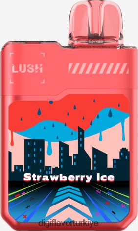 Digiflavor Istanbul J0R2DL13 çilekli buz | Digiflavor Geekbar LUSH tek kullanımlık